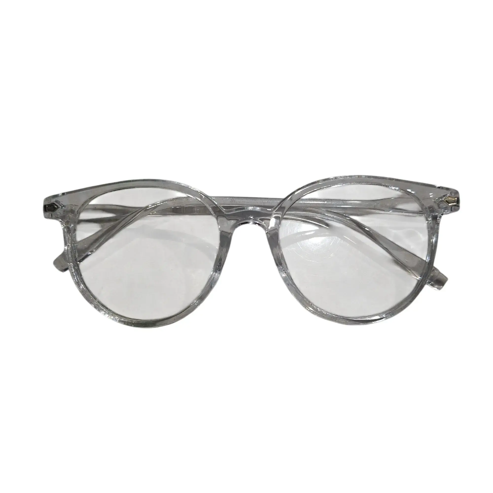 kacamata anti radiasi bulat frame bening transparan 001